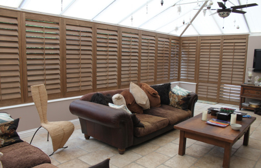 Remote Control Wooden Shutters