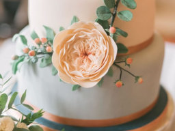 David Austin Rose Wedding Cake