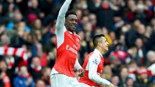 Last-gasp header from Welbeck guides Arsenal to victory over Leicester