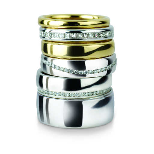 Platinum and 18ct Gold Wedding rings