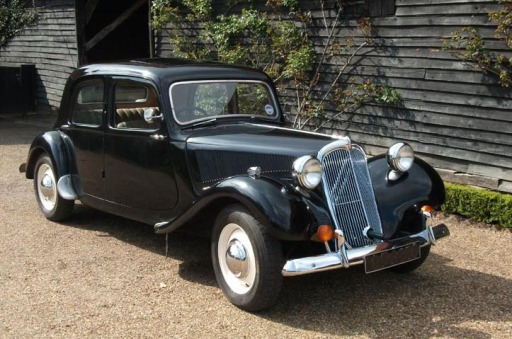 Citroen Light 15 classic car wedding hire Surrey UK
