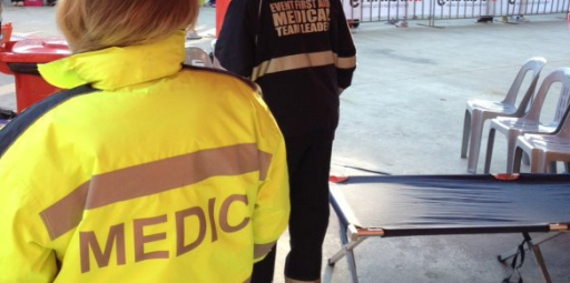 MEDIC AND TEAM LEADER AT WORK