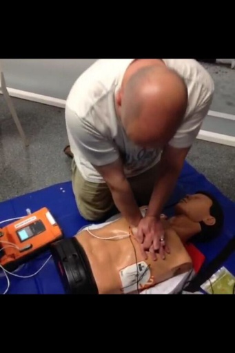 Tony our ILS Director at the European Resuscitation council conference in Spain! Cardiac science.