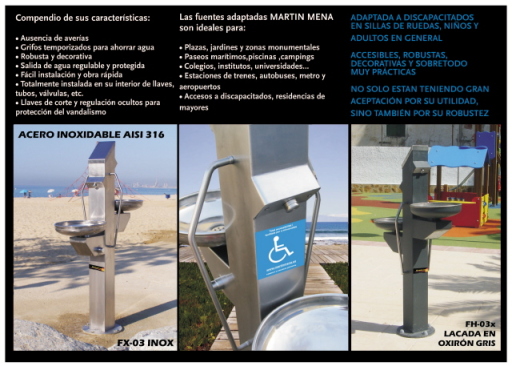 ADAPTED FOR DRINKING FOUNTAINS IN AISI 316 STAINLESS STEEL