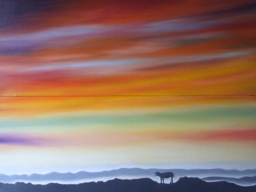 An Inspiration - Double panel painting in oils