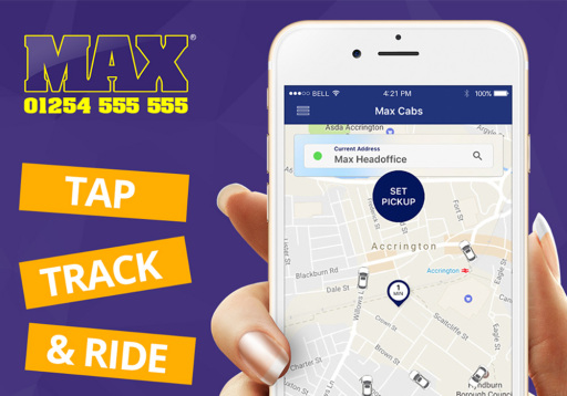 Max Cabs Accrington Mobile App