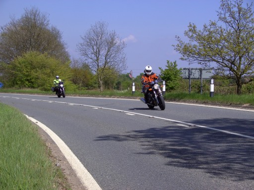 On road post-test instruction
