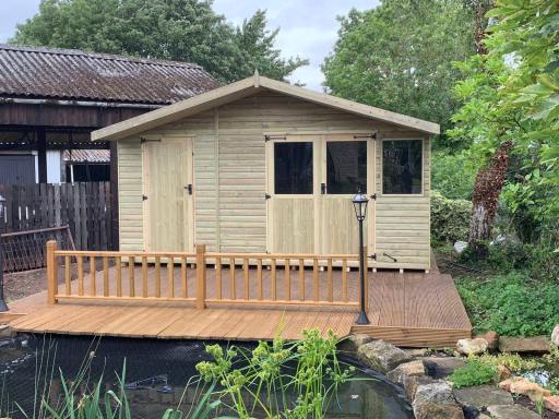 Heavy-Duty Summer House with Storage
