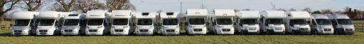 range of luxury motorhomes and campervans for hire
