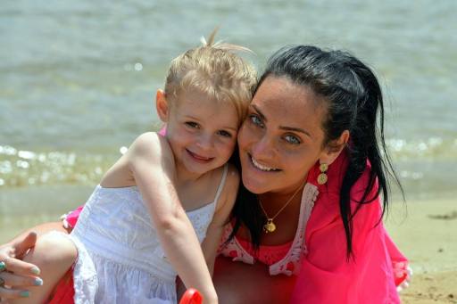 Thea Campbell enjoying the sunshine in Crete with her Mum x