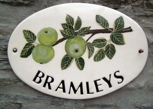 Custom house name plate