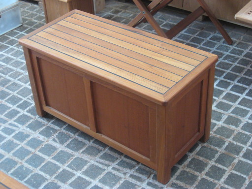 TEAK ROPE CHEST