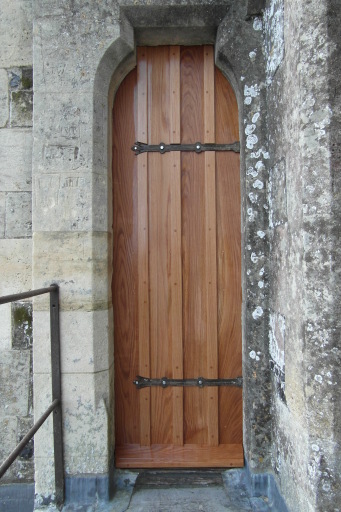 Oak door in Church tower