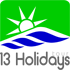 Thirteen Holidays Tour Logo