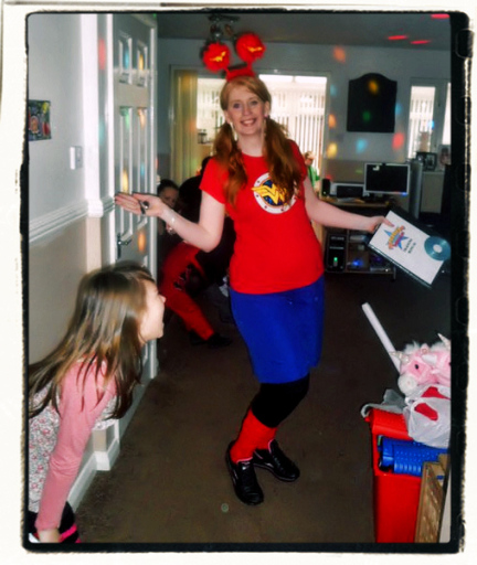 Wacky Woman getting ready to train more Superhereos!