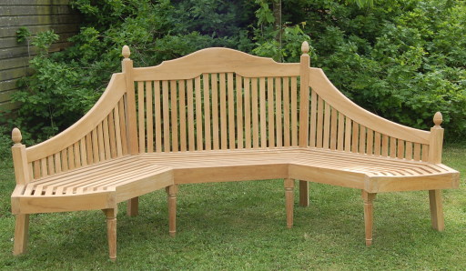 Curved Timber Garden Seat - The Grafton Bench