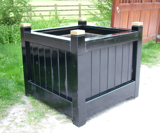 Wooden Planters, Street furniture,