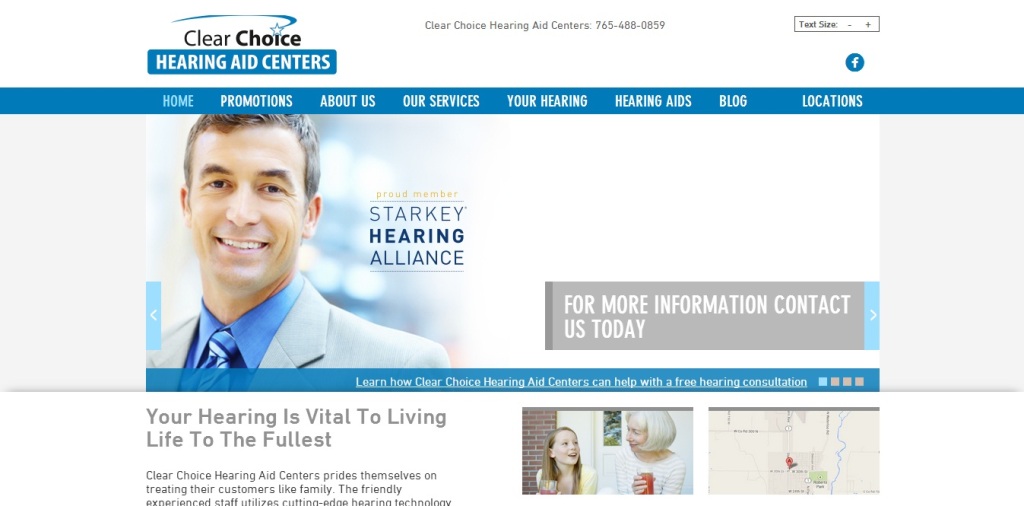 Clear Choice Hearing Aid Centers 2901A East Main Street, Richmond, IN