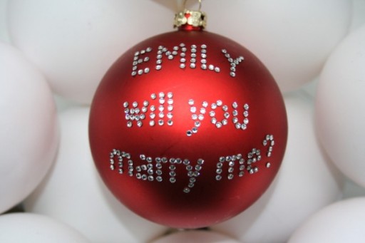 Personalised Christmas Bauble from CheekyCheeksOnline.com