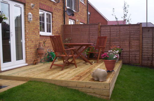 Decking work completed