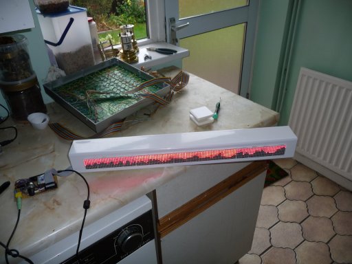 MessageBox Fully custom LED Display unit, up to 2m in length.