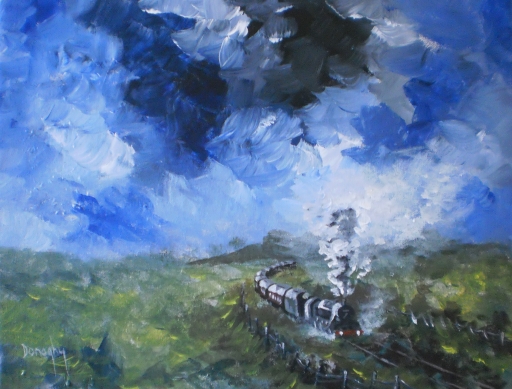 Moorland railway