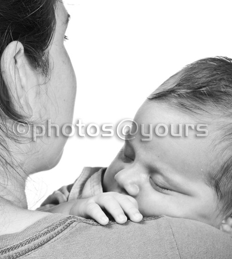 mother and baby portrait