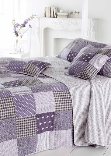 Beautiful Patchwork Bedspreads, Quilted Throws and Duvet Sets