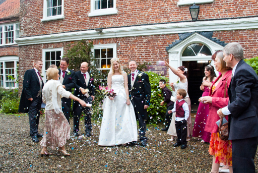 Wedding Confetti Photograph