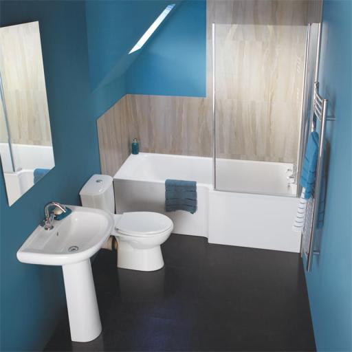 Milano Pico Square Shower Bath Suite