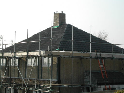 Roofing under way