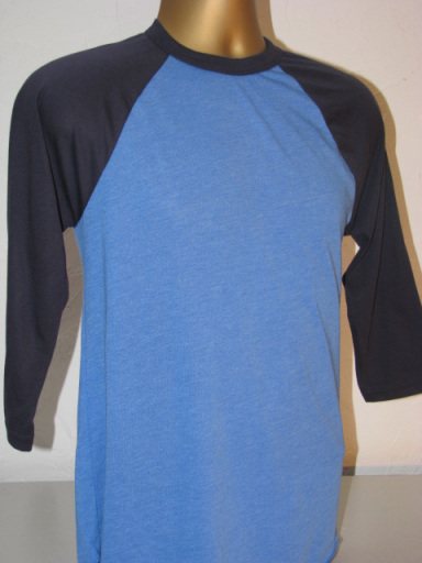 American Apparel Baseball Top, 3/4 raglan sleeves unisex