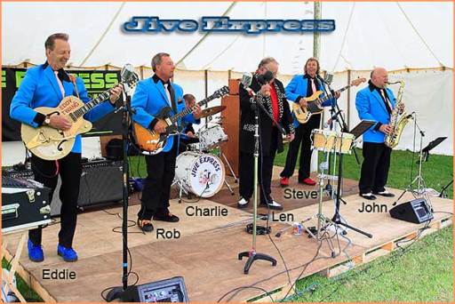 JIVE EXPRESS LIVE AT THE NORTH YORKS MOORS RAILWAY VINTAGE CAR WEEKEND