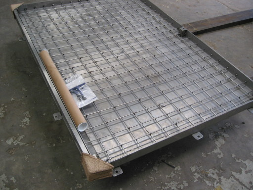 Gas Assisted Stainless Steel Recessed Access Cover