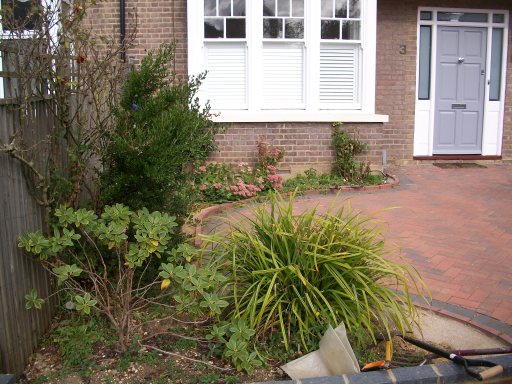 front garden design (before)