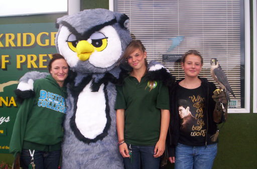 chalky looking after the new work experience in-take