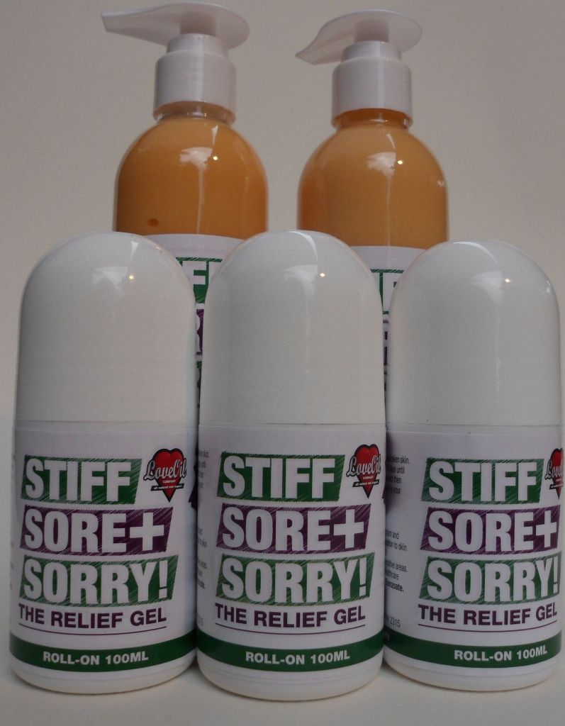 Stiff Sore & Sorry The Relief and Sports/Injury gels 4 Horace Street, Shoal Bay, 2315