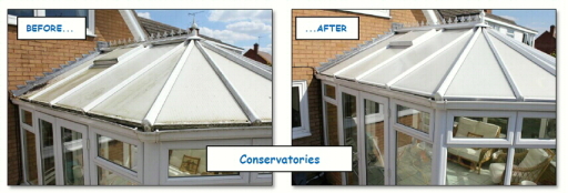 Make the most of your Conservatory with a good clean once a year !