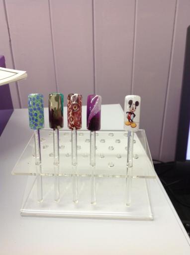 Some printed nail designs