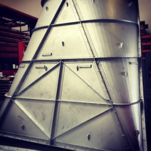 Heavy duty HVAC duct transition for Crossrail Project