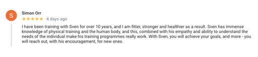 Simon Orr - Google Review
