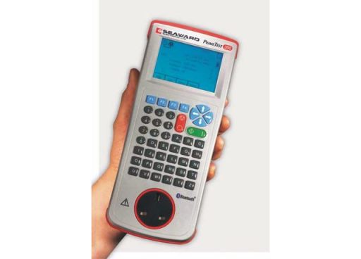 We use the Seaward Primetest 350 and Patguard Elite management software.