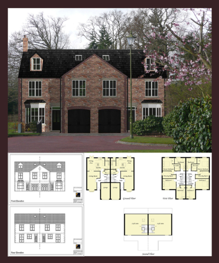 Architectural Plan Drawing &amp; Rendering &amp; 3'd Visual