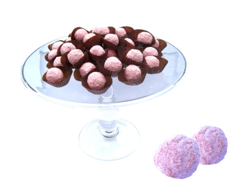 Mills - Pink Champagne - Milk Chocolate Wedding Favours.