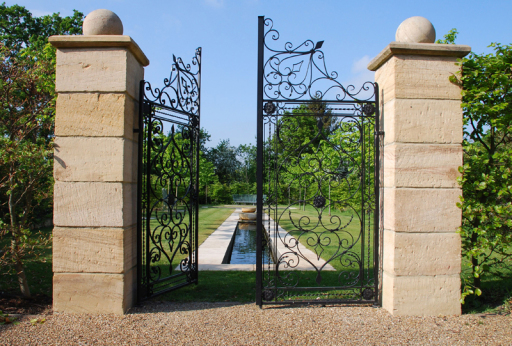 Entrance to water feature
