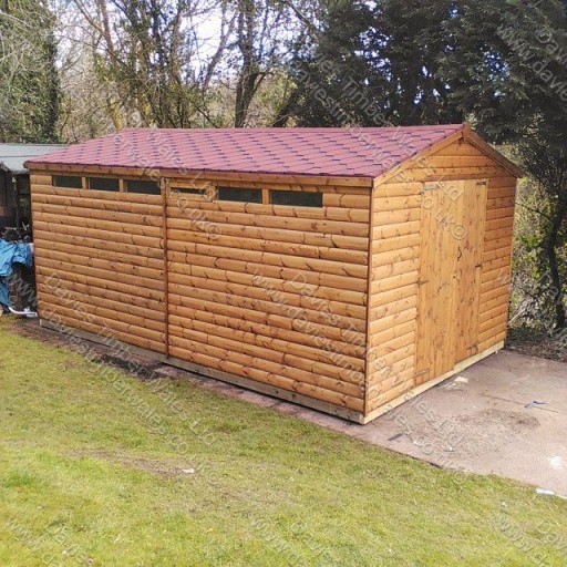 Apex Garden Shed, made to order