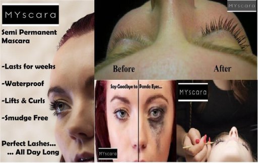 Semi permanent Mascara lasts 3wks.