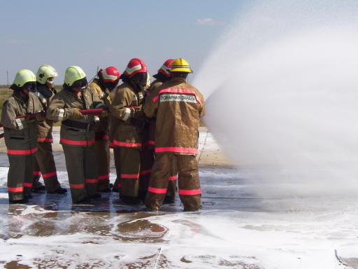 Emergency Fire Team Training, Kazakhstan