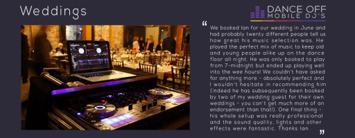 Wedding DJ Gloucester Cheltenham