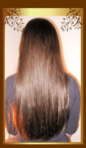 With Hair Extensions for added fullness and length